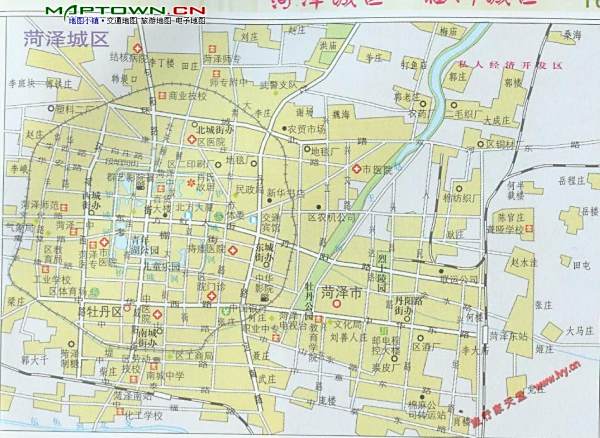 菏泽市最新地图揭示城市变迁与发展历程