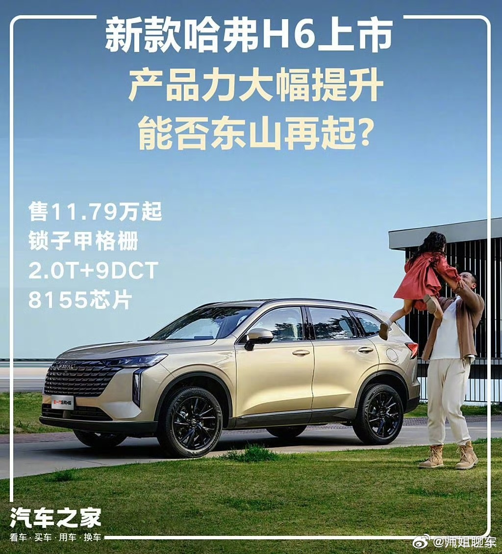 哈佛H6最新车型引领车市新篇章，豪华与智能并存！